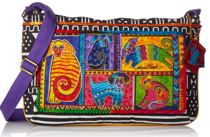 Laurel Burch Dog Tails Crossbody