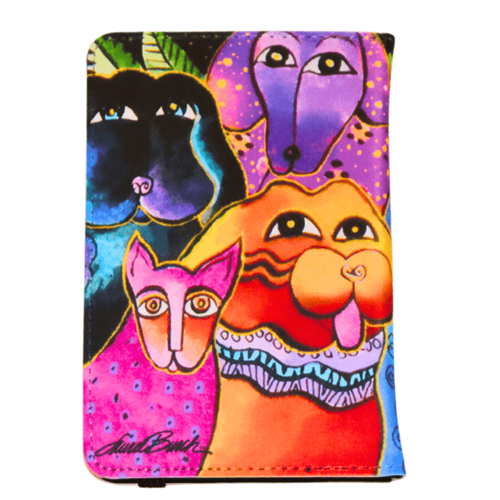 Laurel Burch Dogs And Doggie Passport Cover