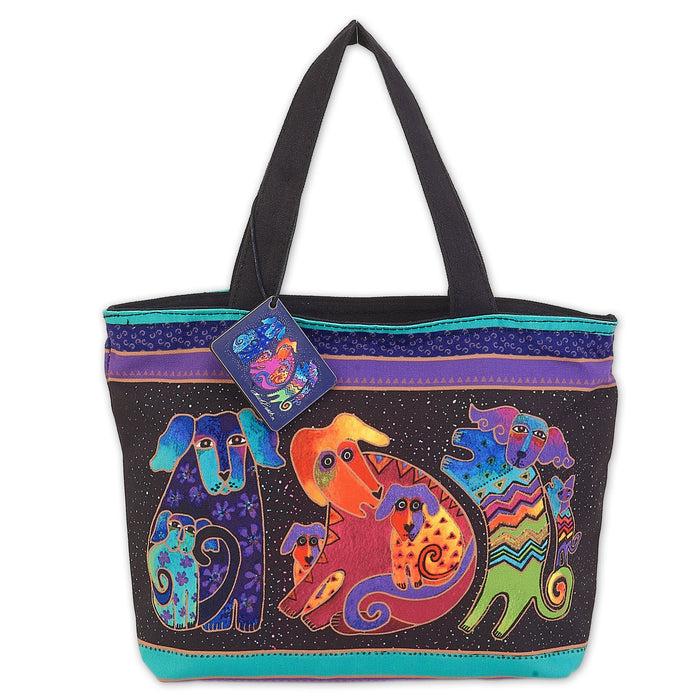 laurel burch Dogs and Doggies Shoulder Tote