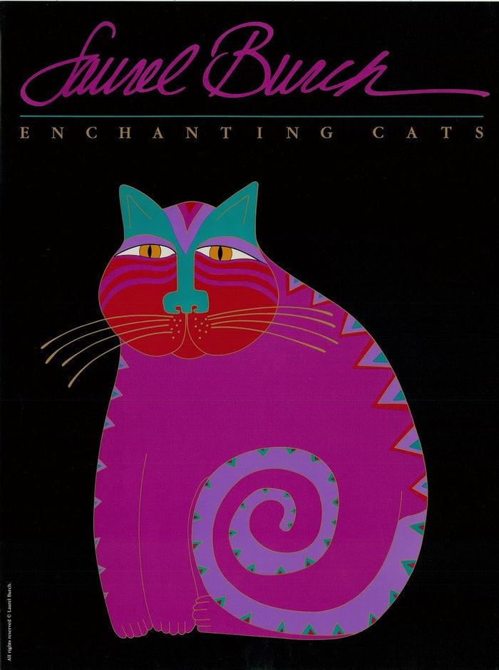 laurel burch Enchanting Cats Print - 11" x 15"