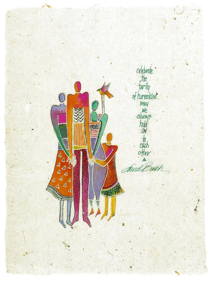laurel burch Family of Humankind Print - 17" x 20"