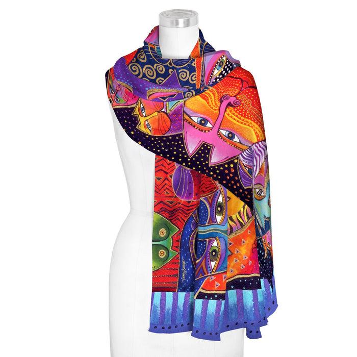 Laurel Burch Fantasticats Shawl