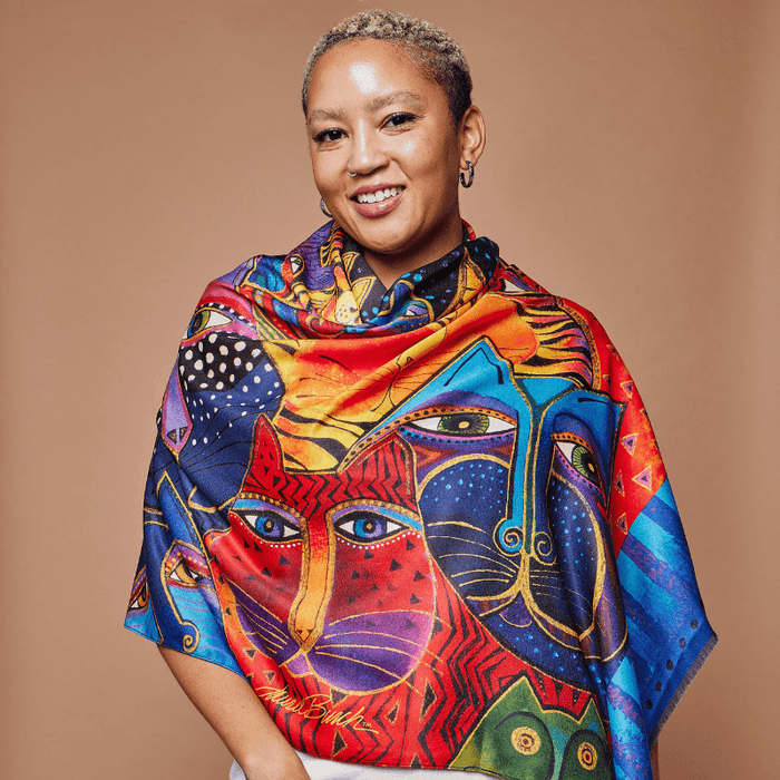 Laurel Burch Fantasticats Shawl