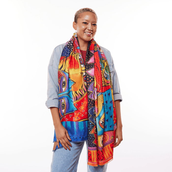Laurel Burch Fantasticats Shawl