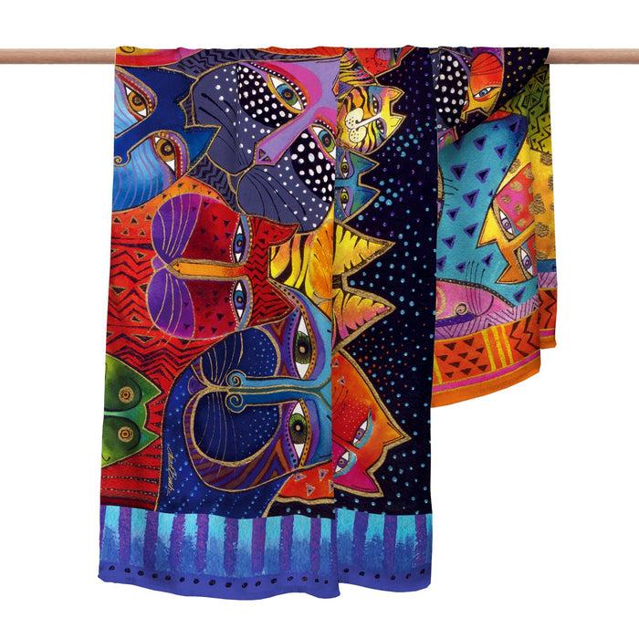 laurel burch Fantasticats Shawl
