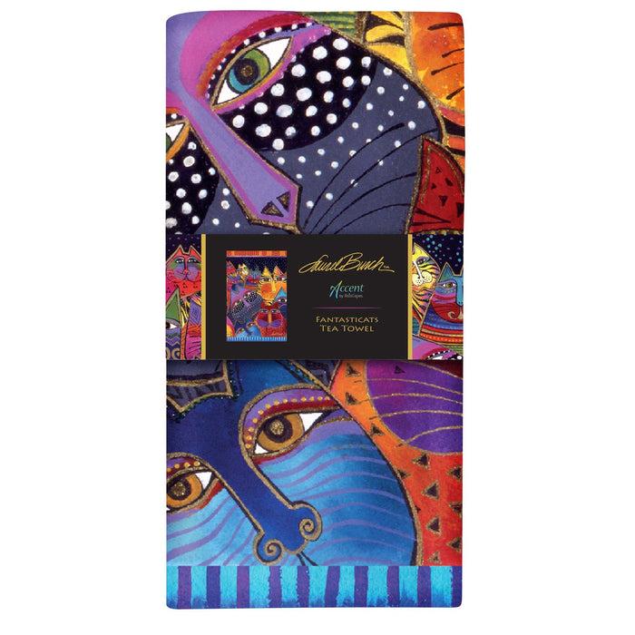 laurel burch Fantasticats Tea Towel