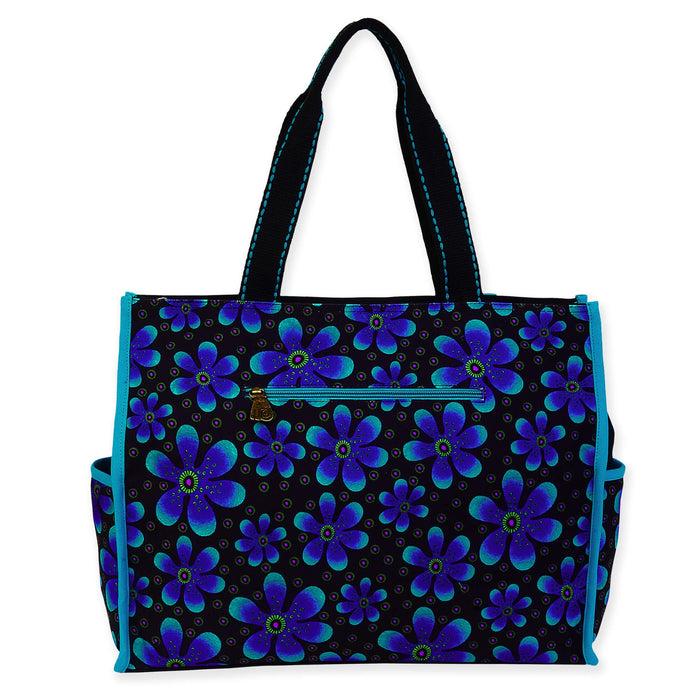 Laurel Burch Feline Flower Power Large Tote