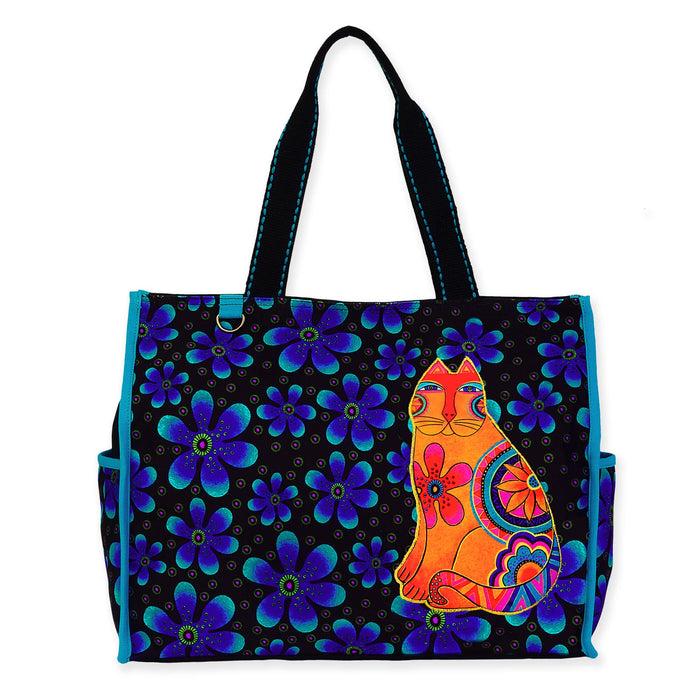 laurel burch Feline Flower Power Large Tote