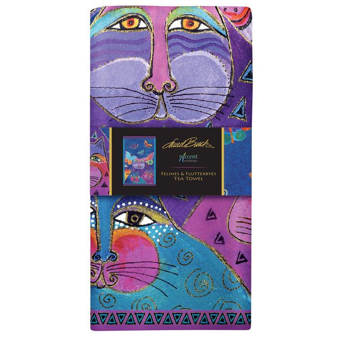laurel burch Felines & Flutterbyes Tea Towel