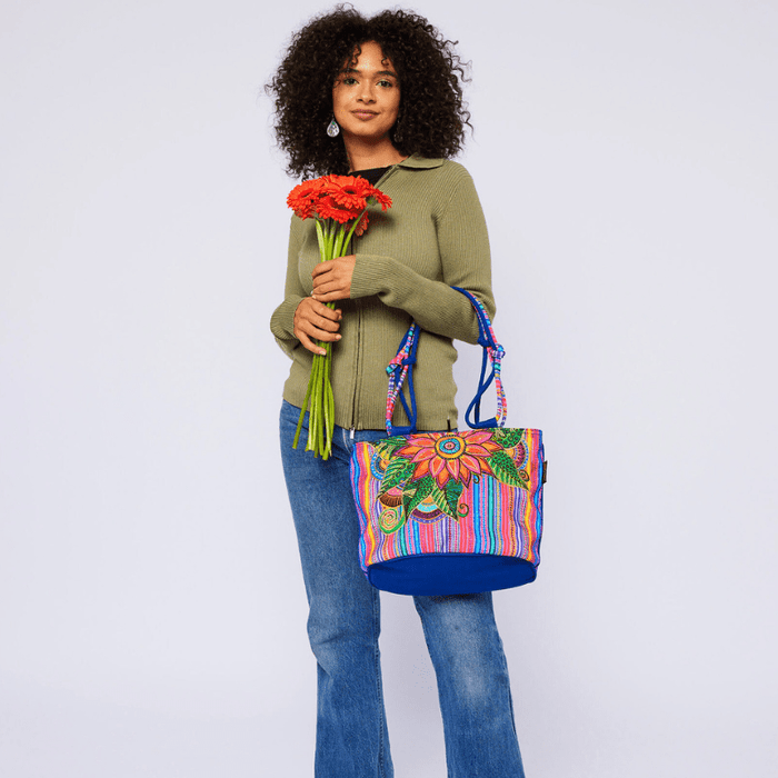 Laurel Burch Fleur Del Sol Medium Tote