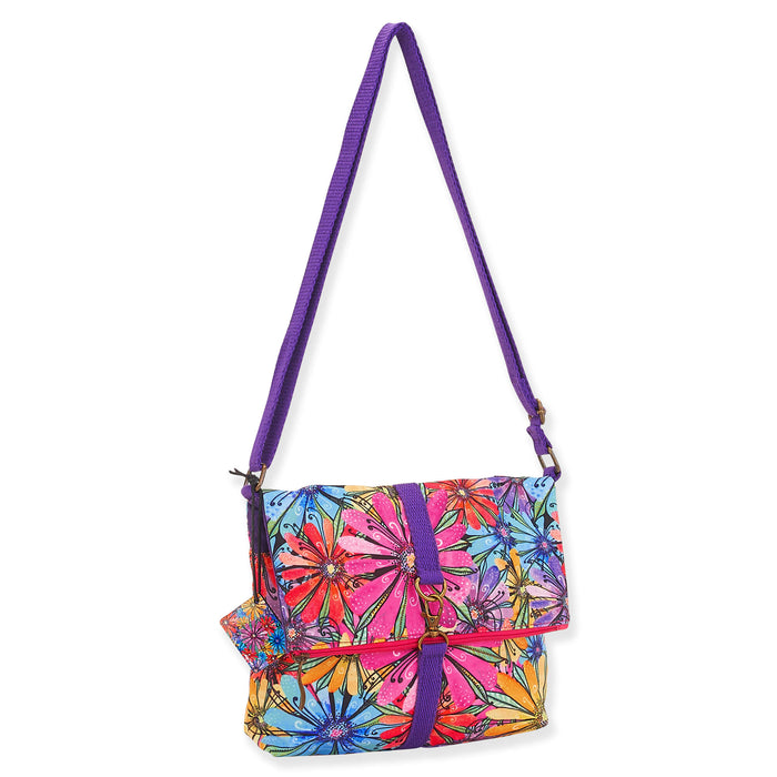 laurel burch Fleur Flapover Crossbody