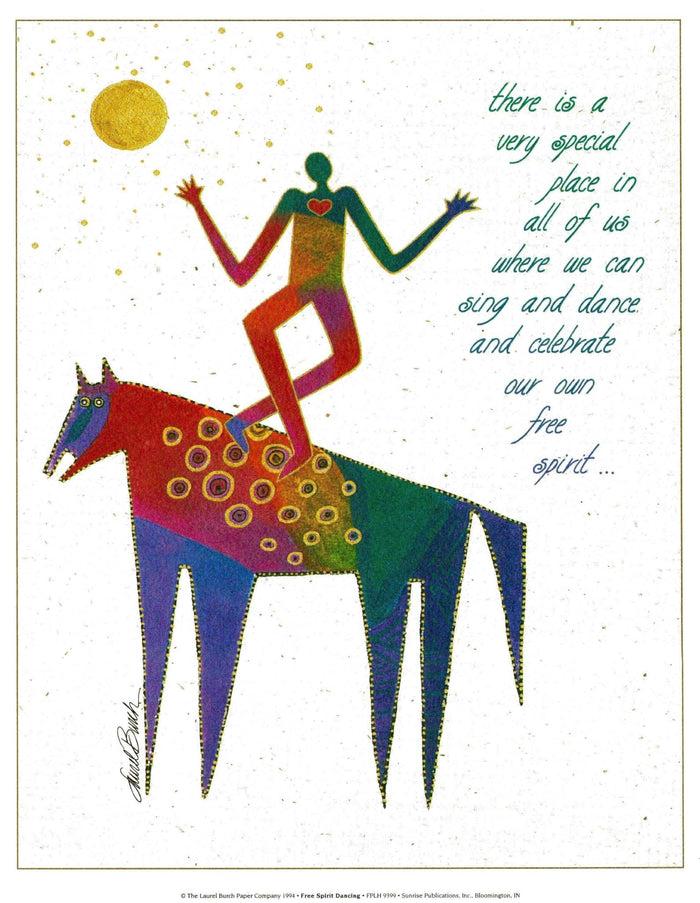 laurel burch Free Spirit Dancing Print - 8" x 10"