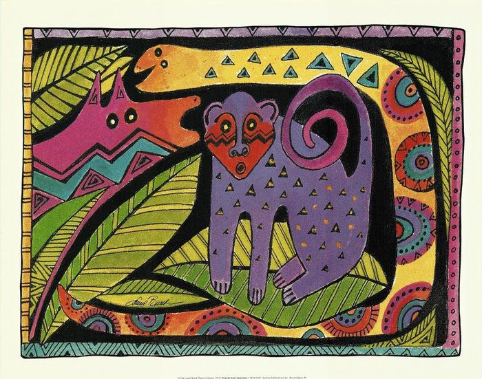 laurel burch Friends of Amazonia Print - 16" x 20"