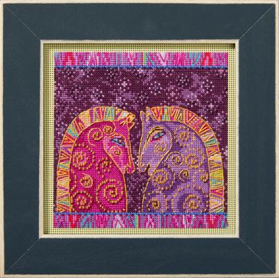 laurel burch Fuchsia Mares Cross Stitch Kit