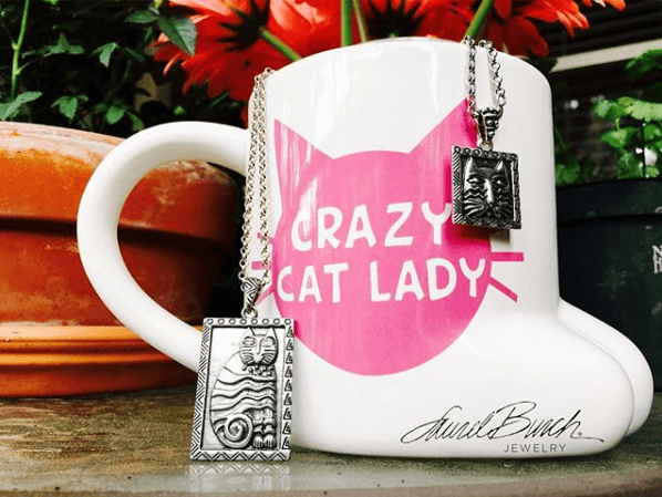 Laurel Burch Gato Necklace