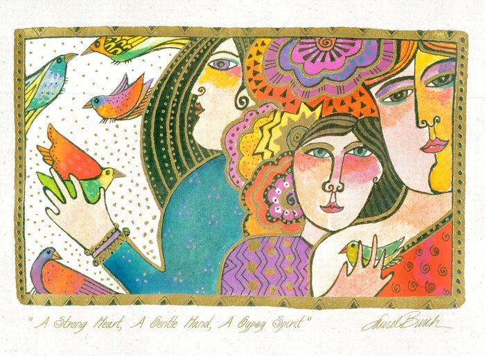 laurel burch Gypsy Spirit Print - 18" x 24"