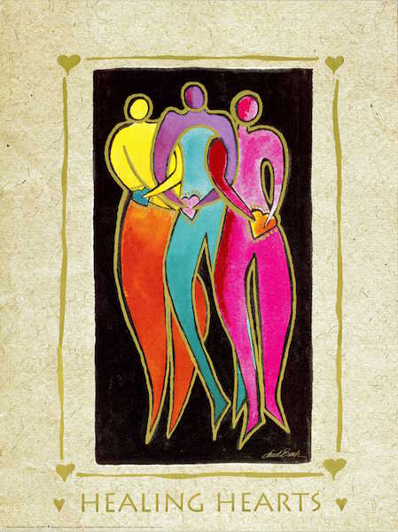 laurel burch Healing Hearts Print - 18" x 24"