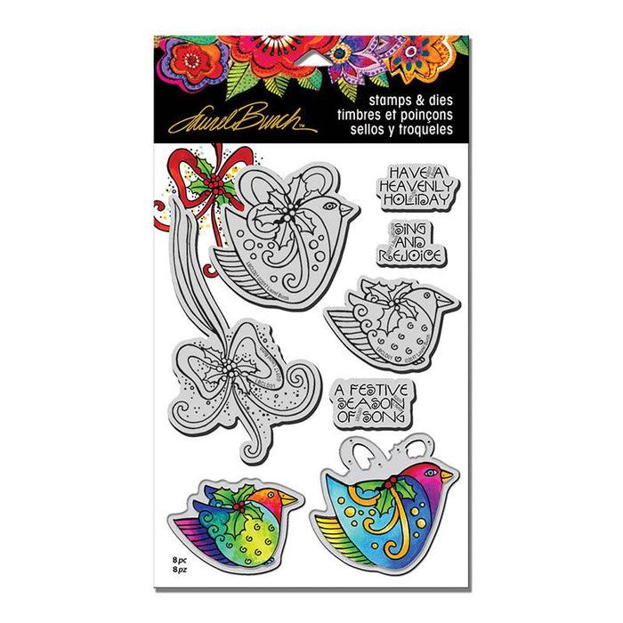 laurel burch Heavenly Holiday Stamps & Dies Set