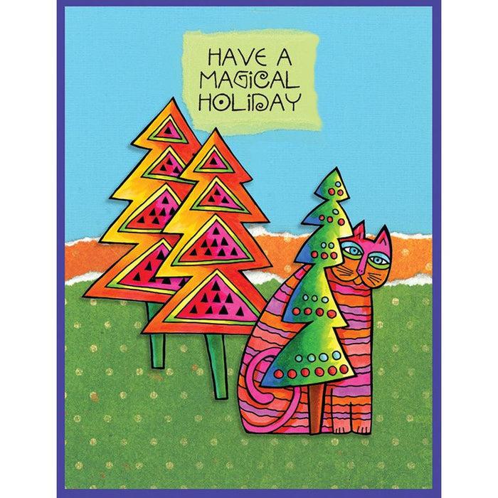 Laurel Burch Holiday Friends Stamps & Dies Set