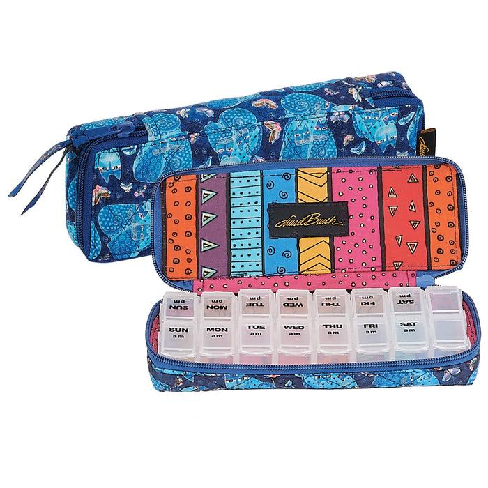 laurel burch Indigo Cats 7-Day Pill Organizer