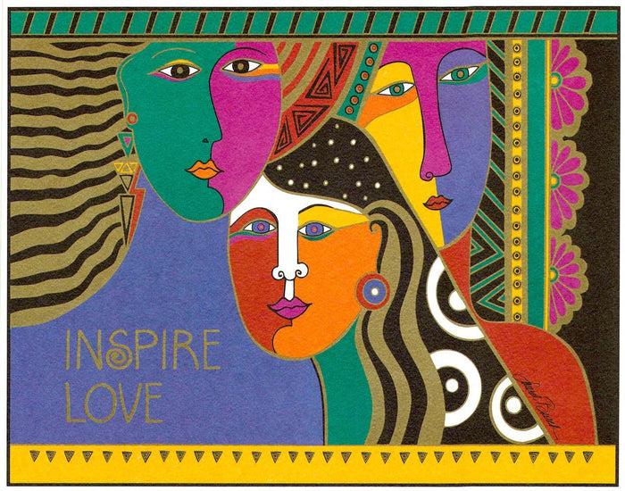 laurel burch Inspire Love Print - 8" x 10"
