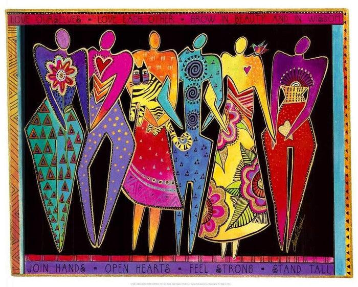 laurel burch Join Hands Open Hearts Print - 16" x 20"
