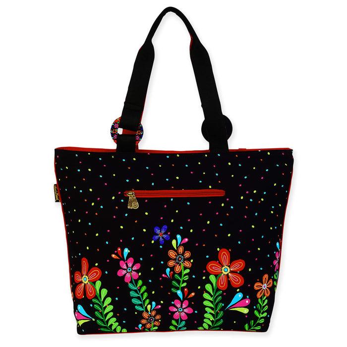 Laurel Burch Kaleidoscope Kat Large Tote