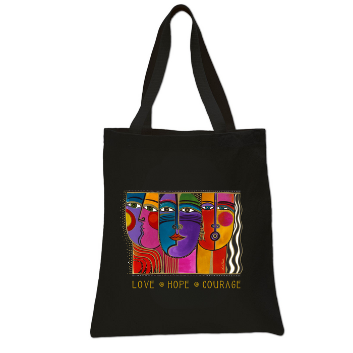 laurel burch "Love. Hope. Courage." Tote