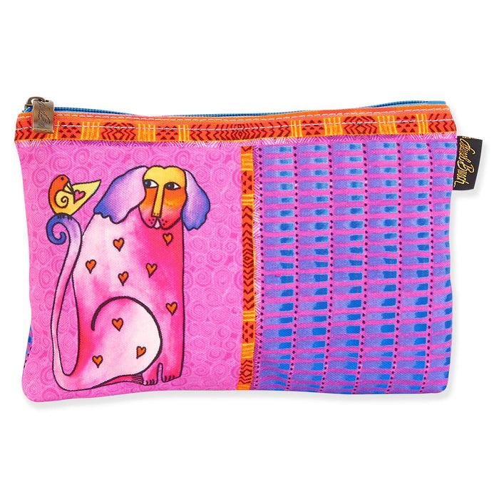laurel burch Lover Dog Cosmetic Bag