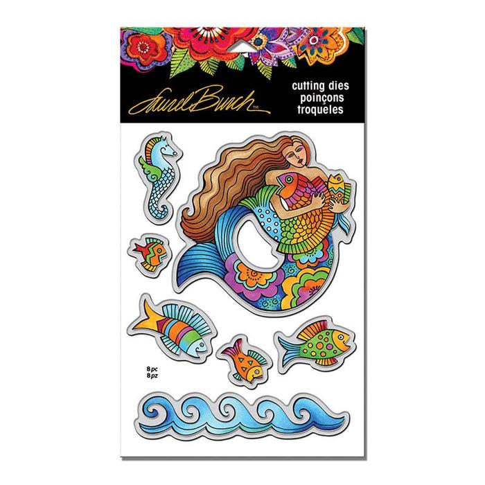 laurel burch Mermaid Fish Cutting Dies Set