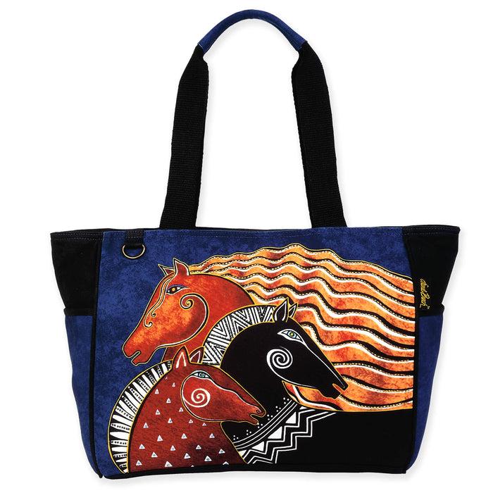laurel burch Midnight Mares Large Tote