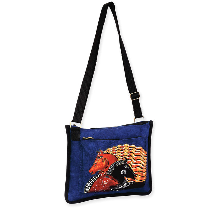 Laurel Burch Midnight Mares Medium Crossbody
