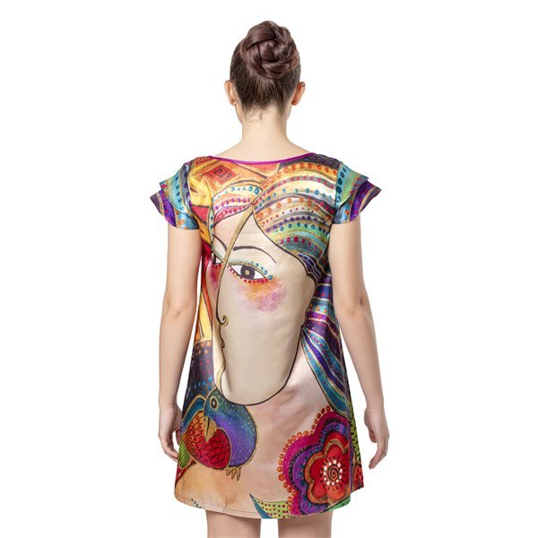 Laurel Burch Mikayla Flutter Sleeve Nightgown