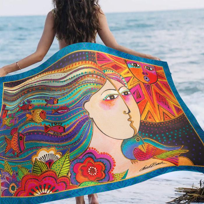Laurel Burch Mikayla Microfiber Beach Towel