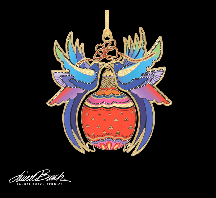 Laurel Burch Laurel Burch Moon Doves Limited Edition Ornament