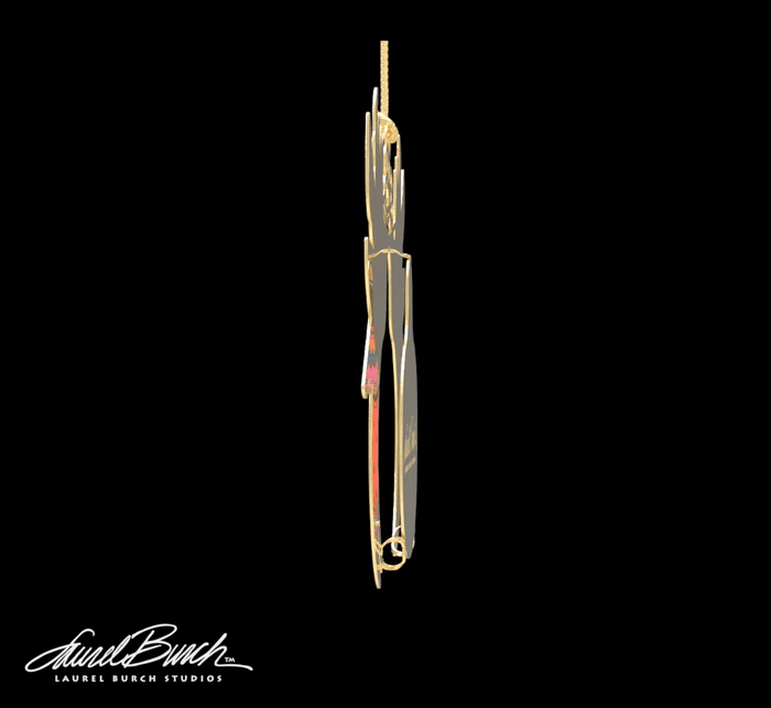 Laurel Burch Laurel Burch Moon Doves Limited Edition Ornament