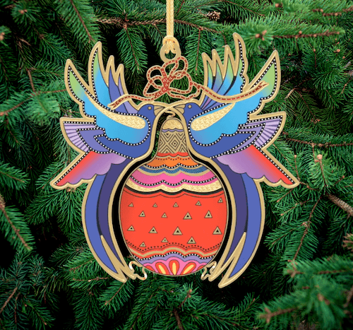 laurel burch Laurel Burch Moon Doves Limited Edition Ornament