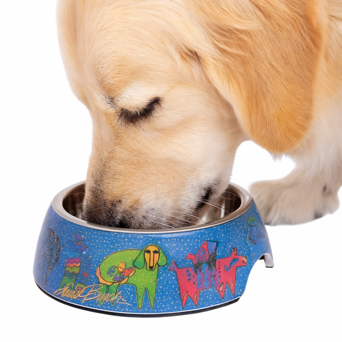 Laurel Burch NEW Doggies Pet Bowl