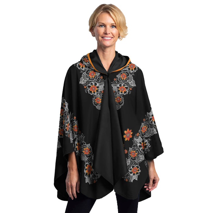 laurel burch Orange Blossoms Reversible Rain Cape