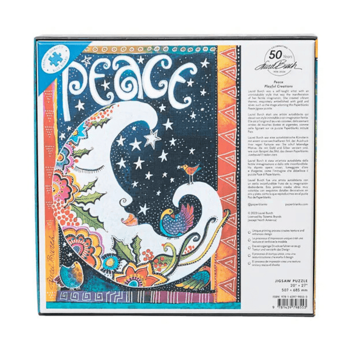 Laurel Burch Peaceful Moon 1000-Piece Puzzle