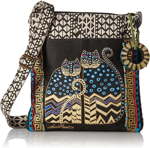 Laurel Burch Polka Dot Gatos Crossbody Bag