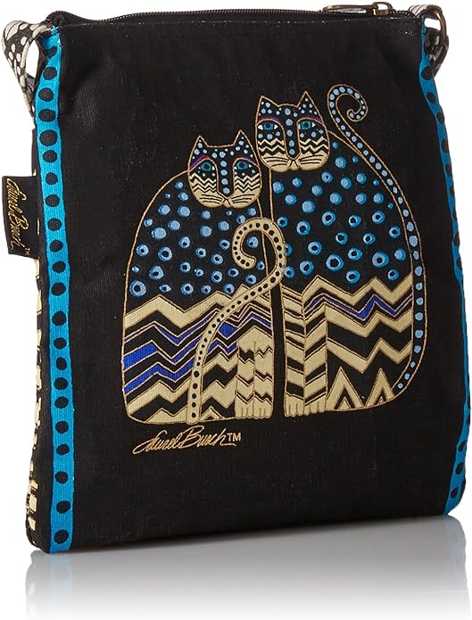 Laurel Burch Polka Dot Gatos Crossbody Bag