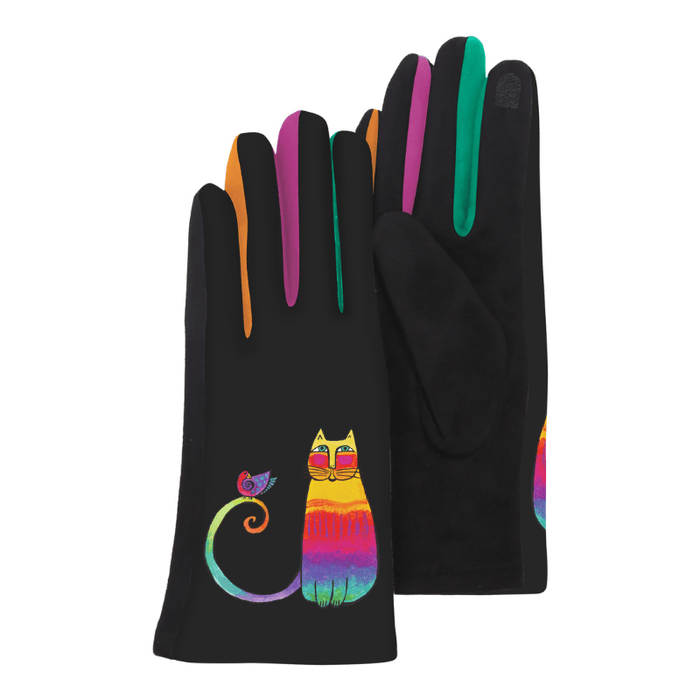 laurel burch Rainbow Cat Touchscreen Gloves