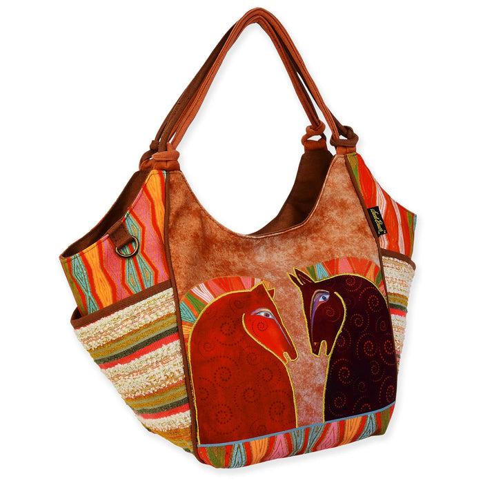 Laurel Burch Rushia & Rusty Large Scoop Tote