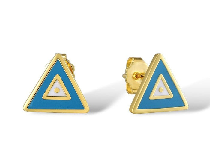 laurel burch Serenity Stud Earrings - Teal