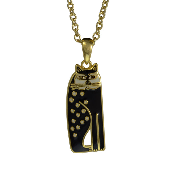 laurel burch Siamese Cat Necklace - Black