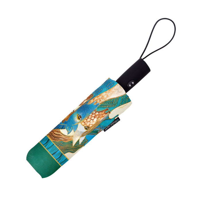 Laurel Burch Sky Mares Folding Travel Umbrella
