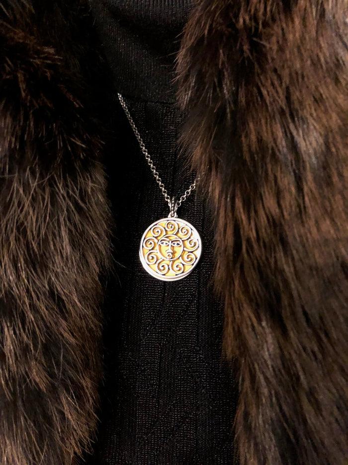 Laurel Burch Sol Pendant Necklace