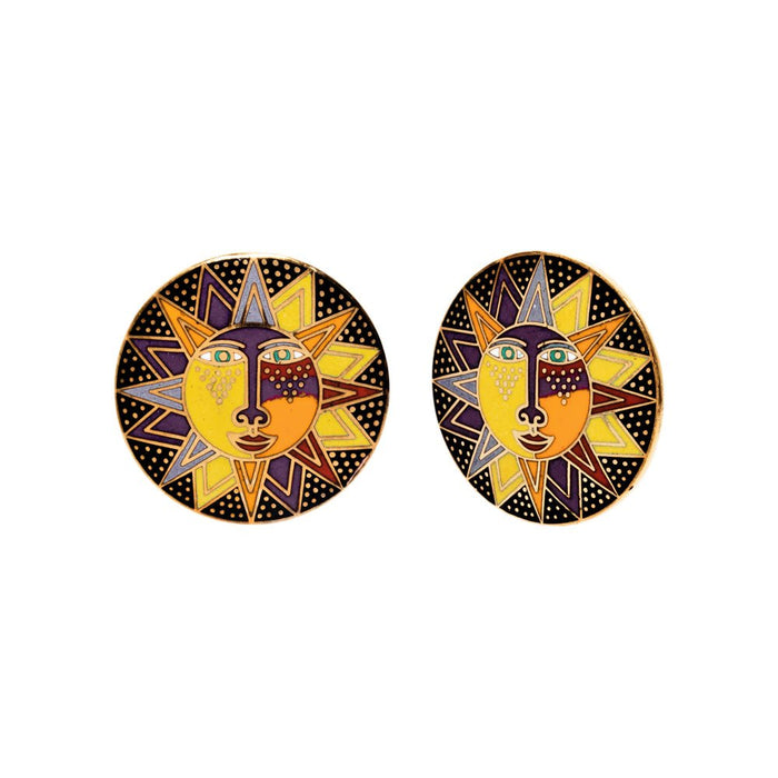 laurel burch Soleil Vintage Earrings