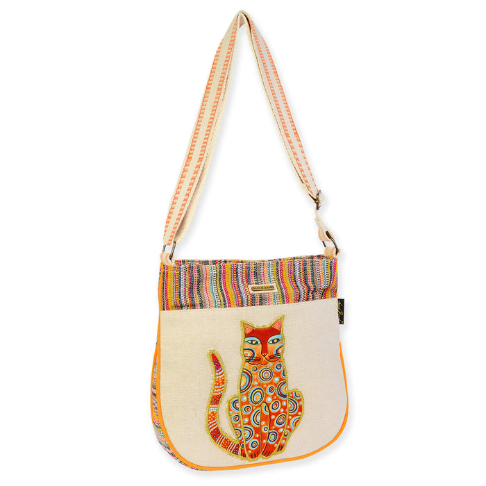 Laurel Burch Tabby Cat Medium Crossbody